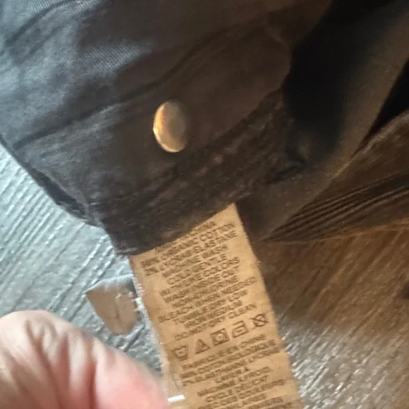 Prana Slim Fit Gray Lightweight Corduroy Pants 32x32 - Picture 8 of 8